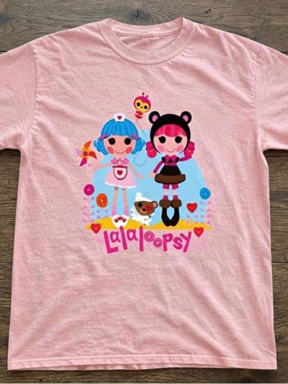 Gildan Light Pink Lalaloopsy Graphic T-shirt